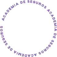Borde del logo de la Academia de Seguros de La Chica del Seguro